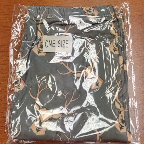 Grey Deer Hunting Leggings New - Picture 2 of 3